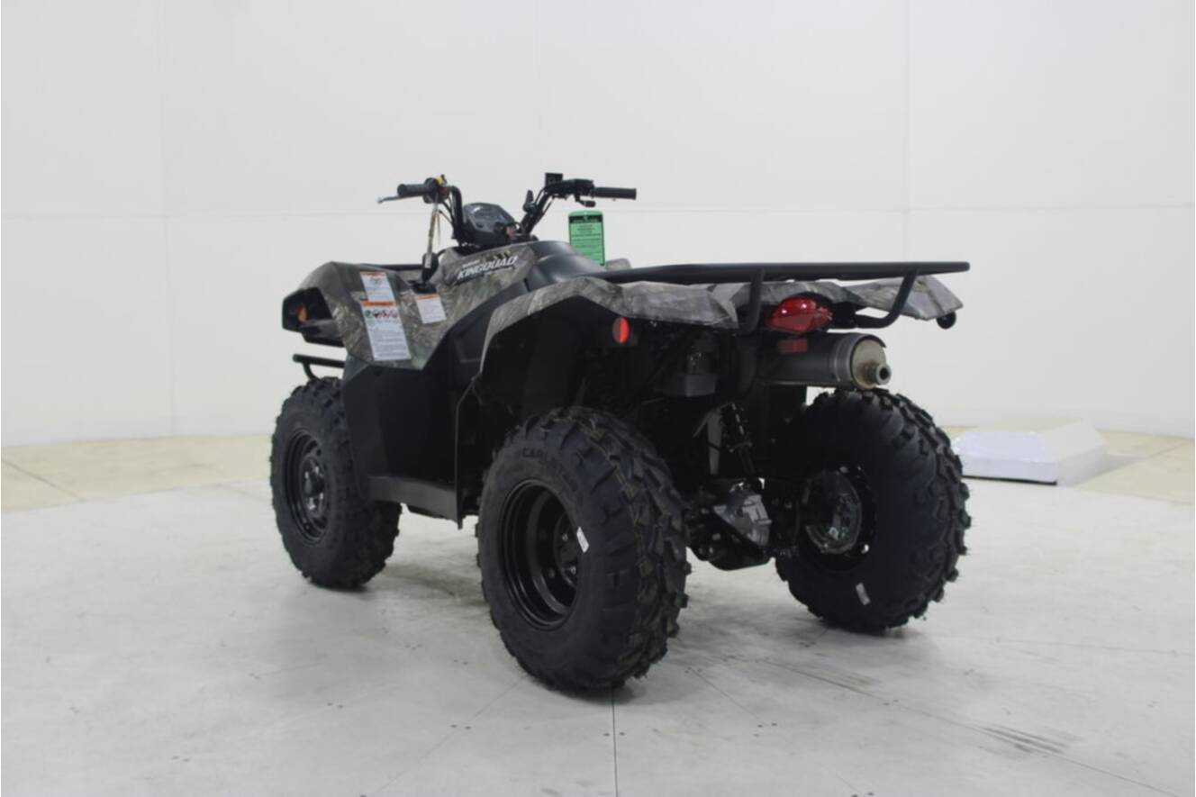 A photo of this 2025 Suzuki KingQuad 400ASi Camo