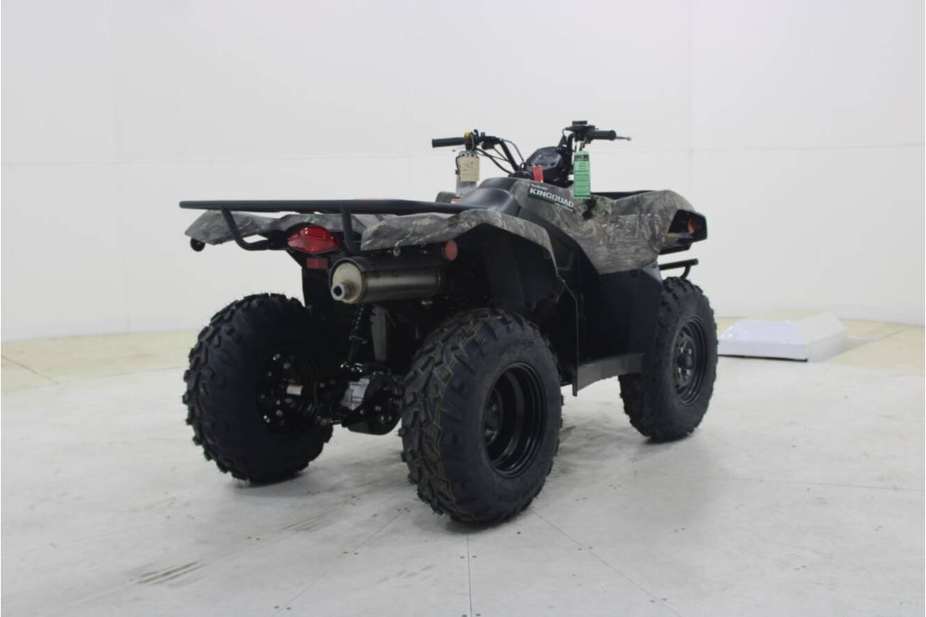A photo of this 2025 Suzuki KingQuad 400ASi Camo