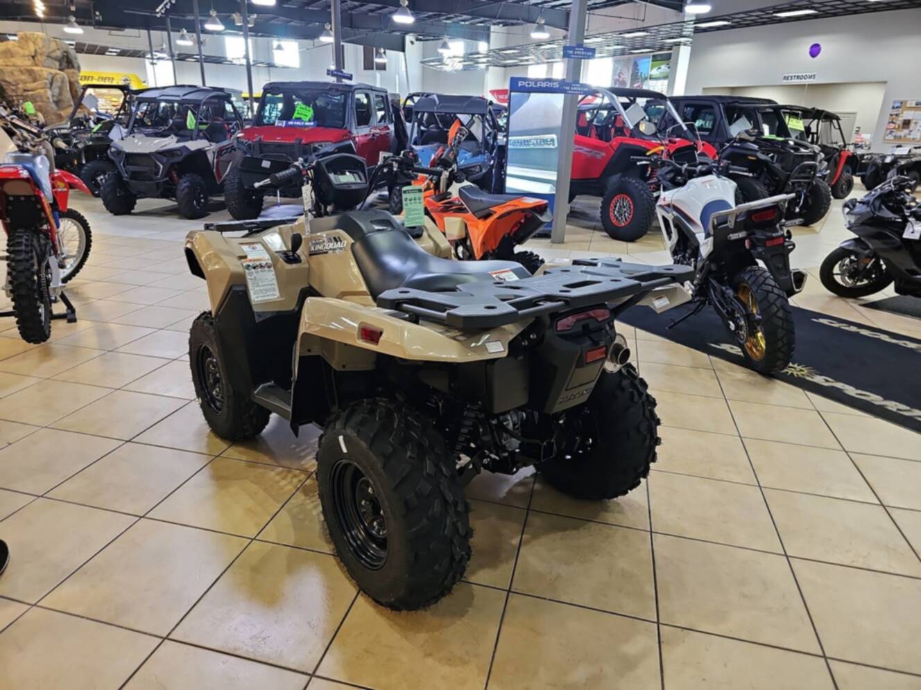 A photo of this 2026 Suzuki KingQuad 750 AXi Power Steering