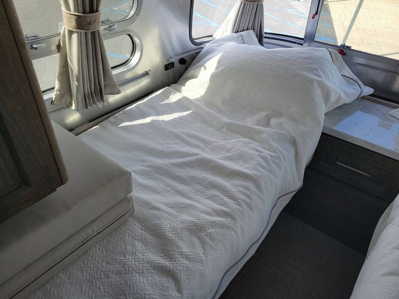 A photo of this 2026 Airstream Classic 28RB Twin