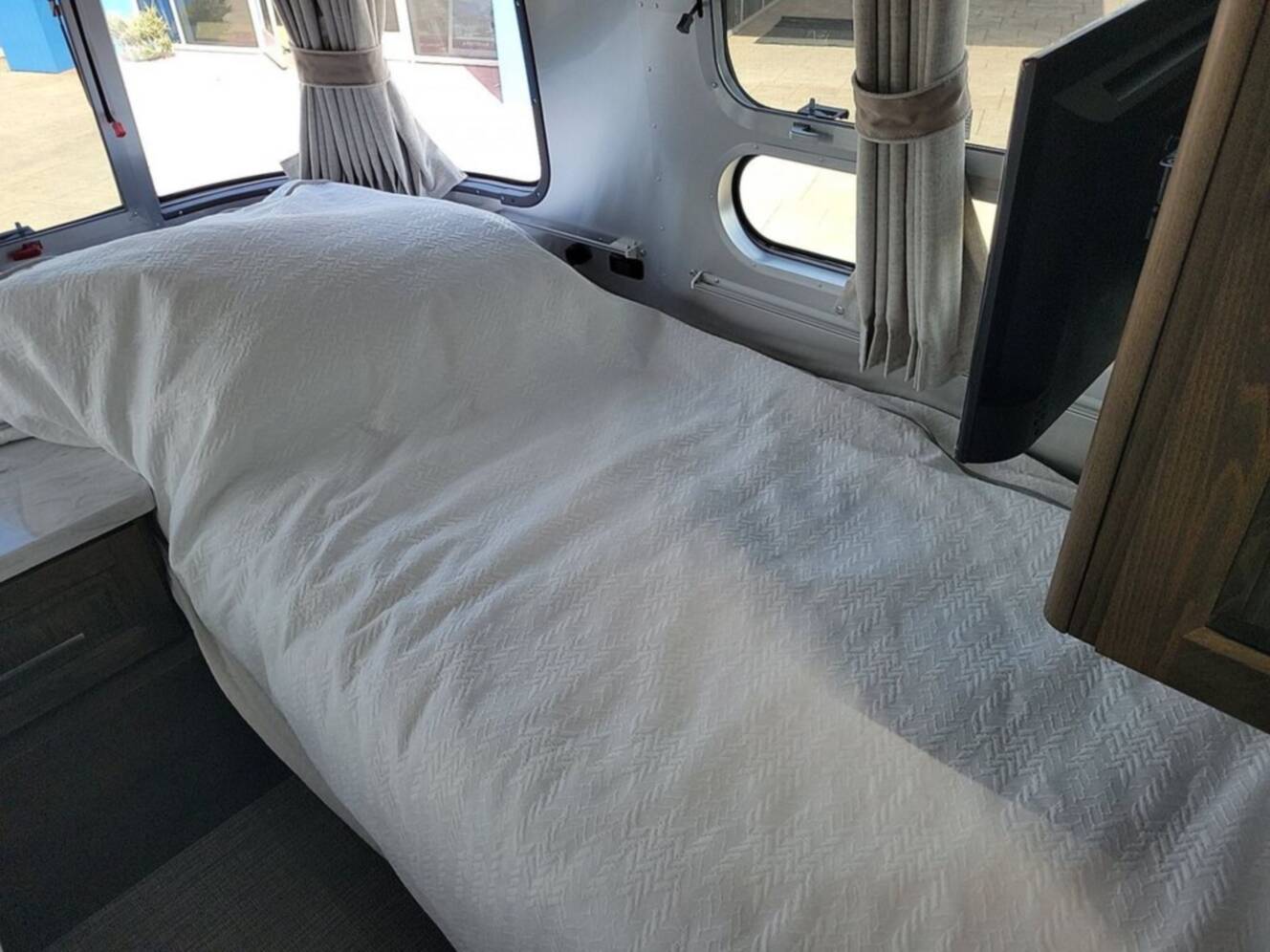 A photo of this 2026 Airstream Classic 28RB Twin