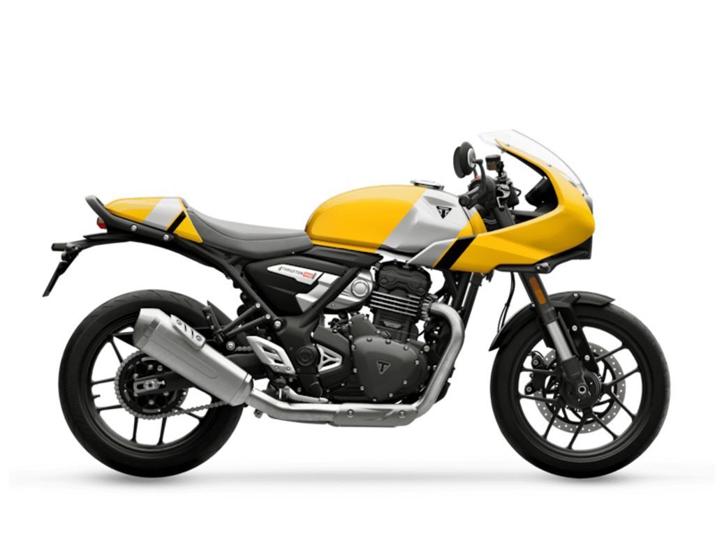 2026 Triumph Thruxton 400 Metallic Racing Yellow / Aluminium Silver 400 in Riverhead, NY