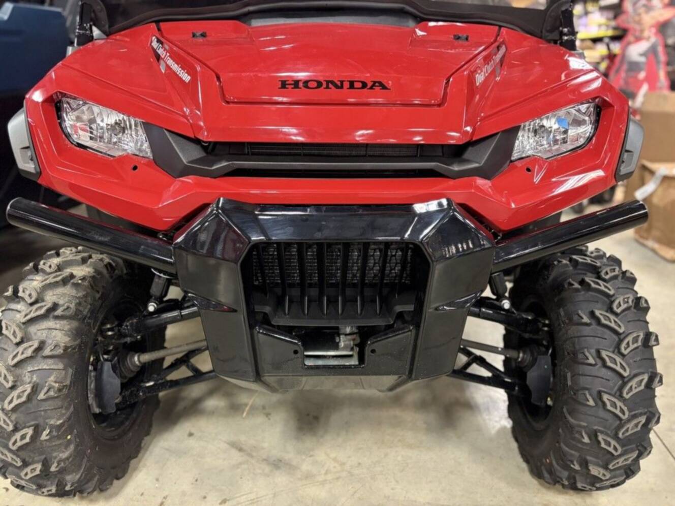 A photo of this 2025 Honda Pioneer 1000-6 Deluxe Crew