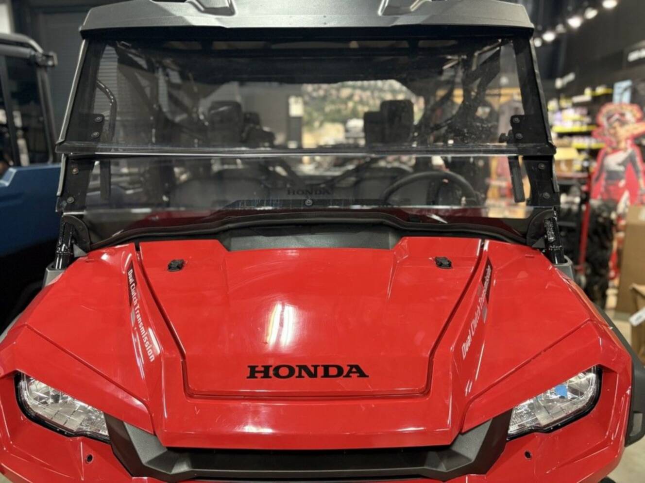 A photo of this 2025 Honda Pioneer 1000-6 Deluxe Crew