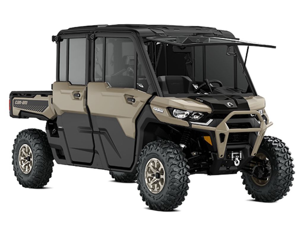 2025 Can-Am Defender MAX Limited HD10 Desert Tan & Stealth Black in warsaw IN
