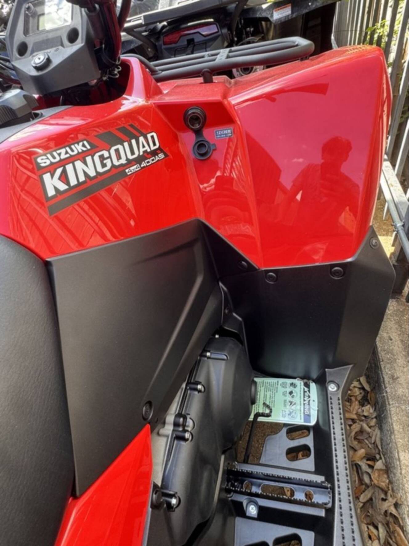 A photo of this 2025 Suzuki KingQuad 400ASi