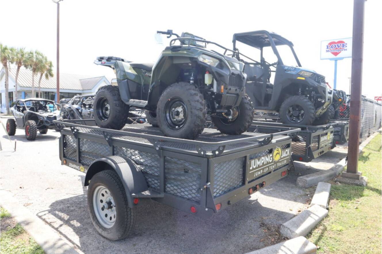 A photo of this 2022 Jumping Jack® Trailers 6X12 Blackout