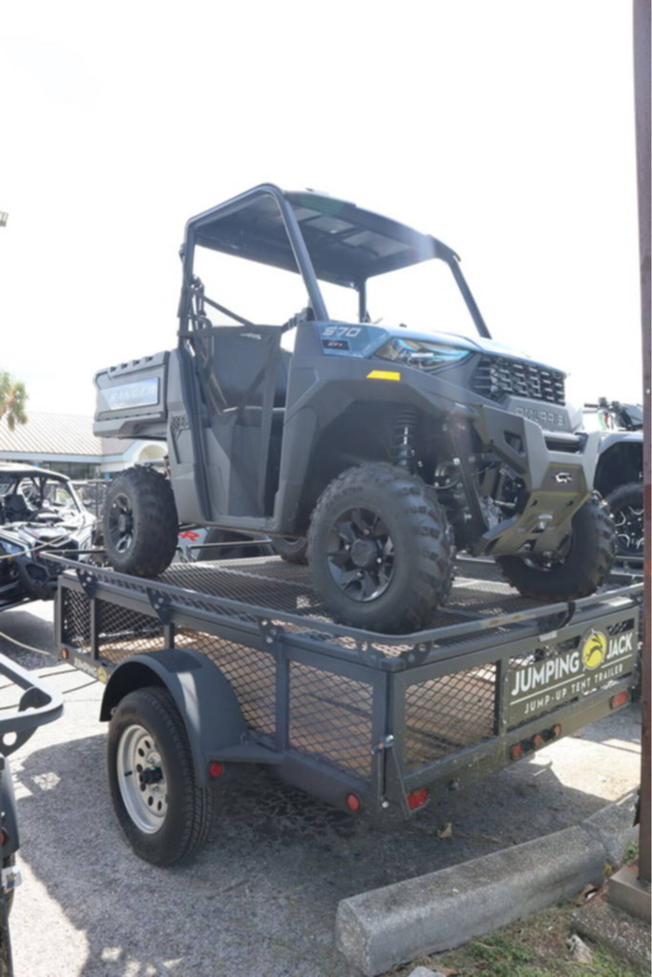 A photo of this 2022 Jumping Jack® Trailers 6X12 Blackout