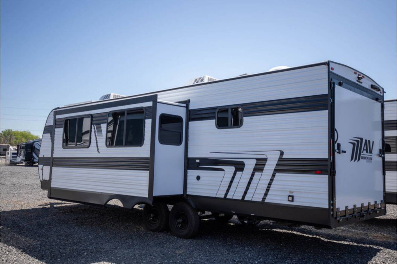 A photo of this 2026 Grand Design MOMENTUM Momentum MAV 28MAV