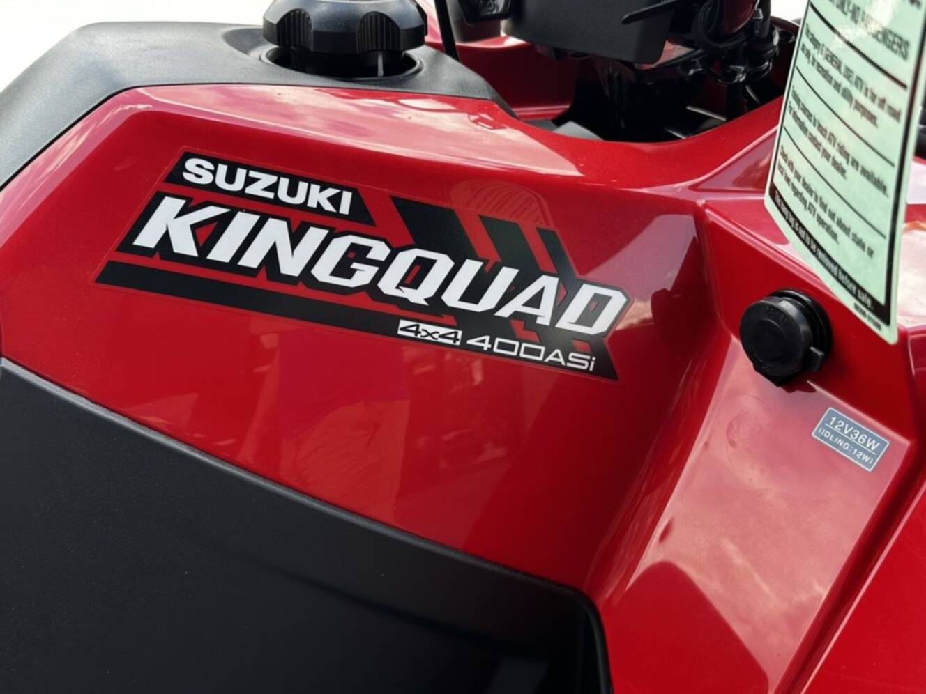 A photo of this 2026 Suzuki KingQuad 400ASi