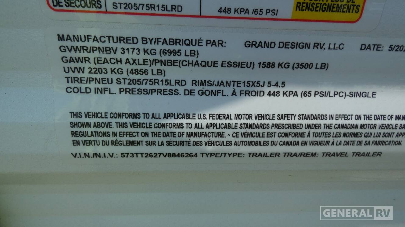 A photo of this 2027 Grand Design Transcend Xplor 19BHX