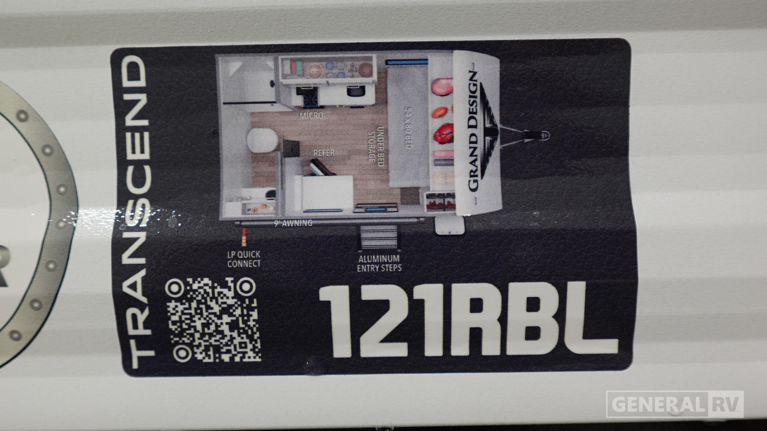 A photo of this 2027 Grand Design TRANSCEND LITE 121RBL