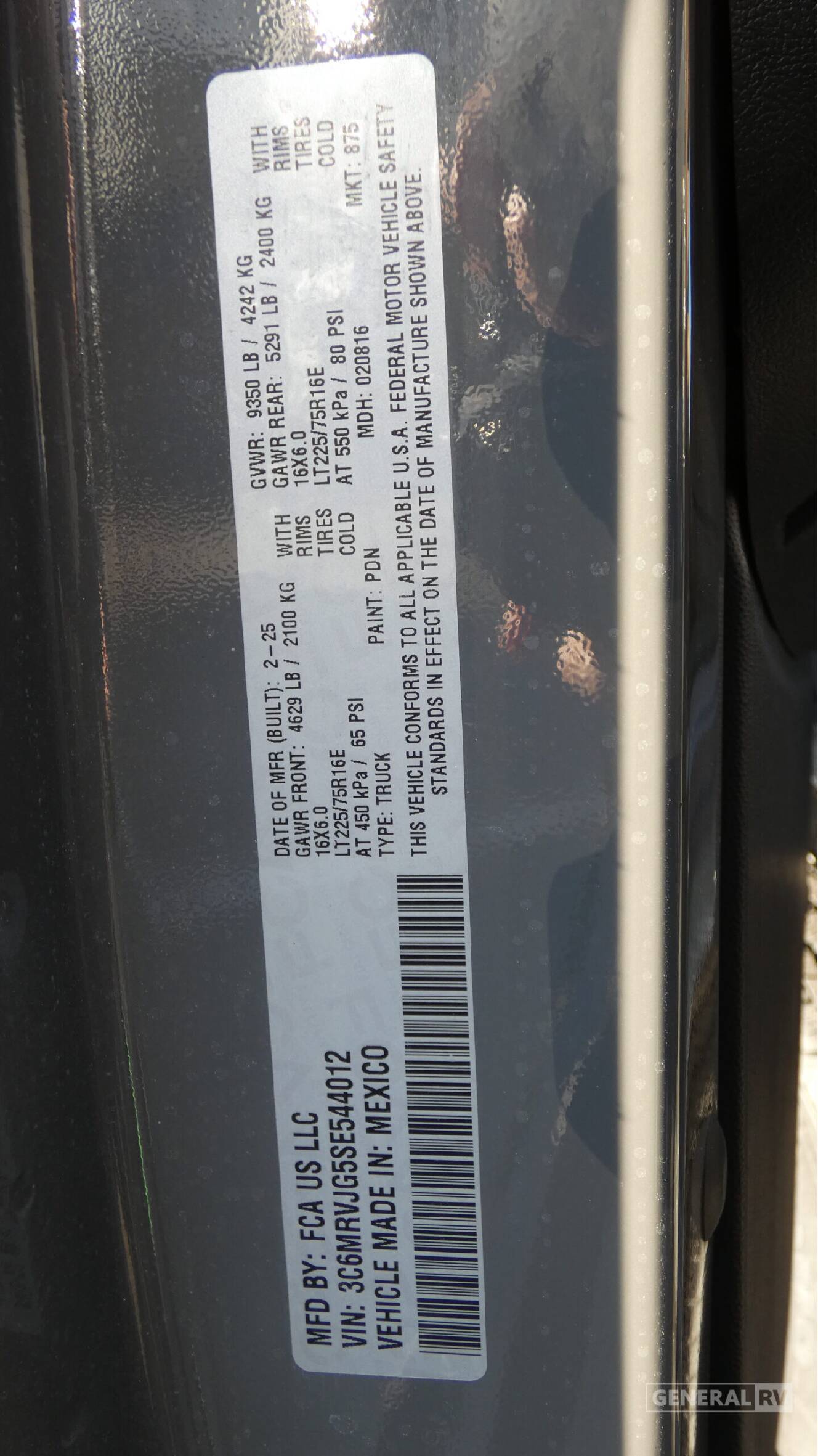 A photo of this 2026 Winnebago TRAVATO 59G