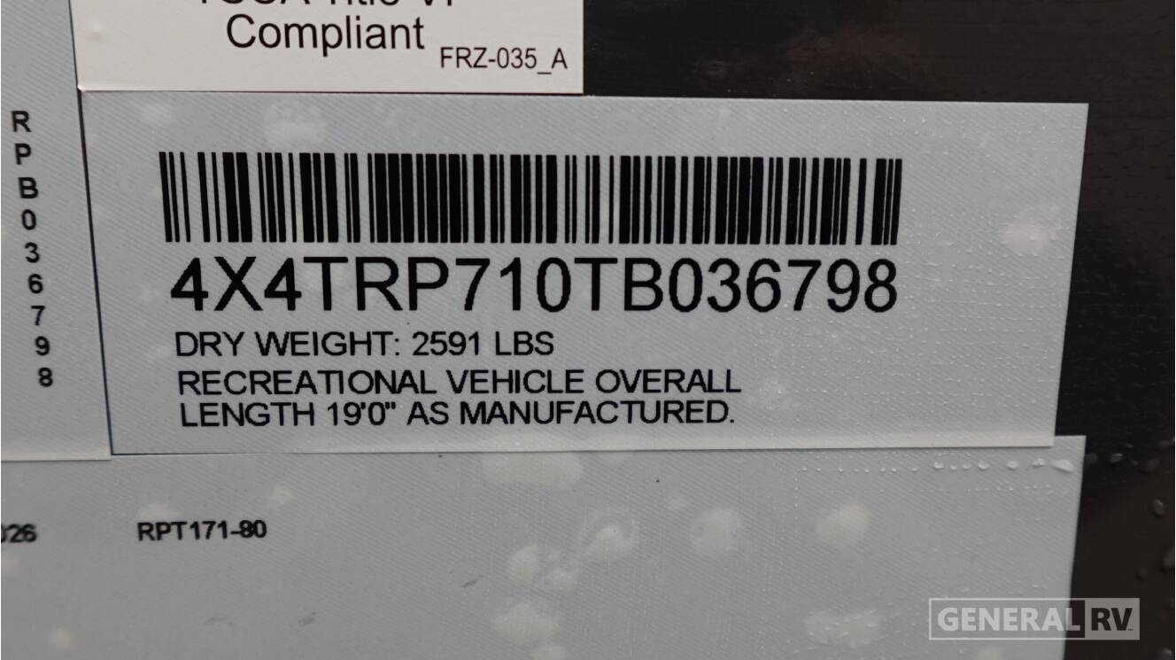 A photo of this 2026 Forest River R*POD RP-171