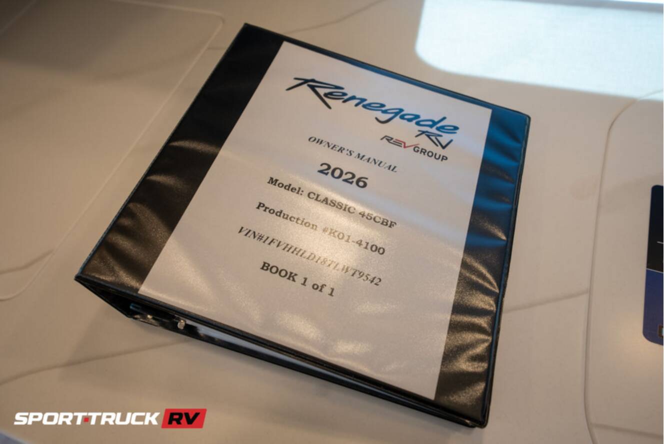 A photo of this 2026 Renegade Classic 45CBF