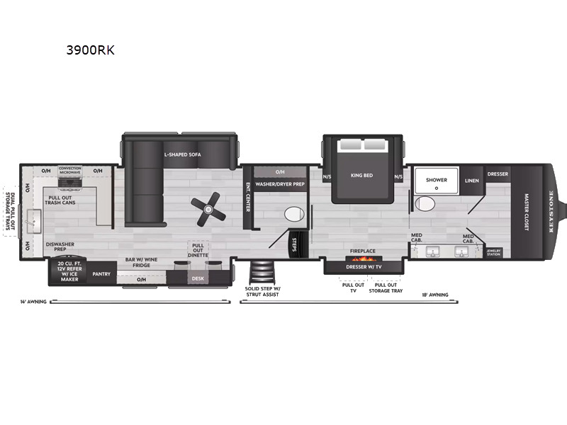 2027 Keystone Rv Montana 3900RK in ellensburg WA