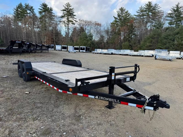 2026 IRON BULL 7X16+6 Partial Tilt 14K Equipment Trailer W/Spare in Loudon, NH