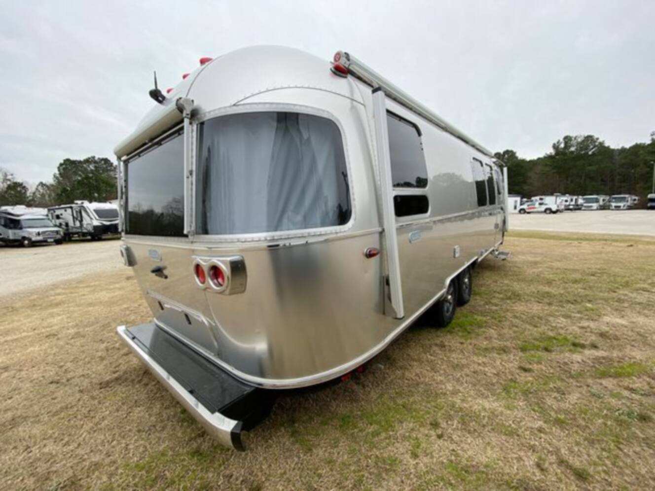 A photo of this 2024 Airstream Pottery Barn 28RBQ