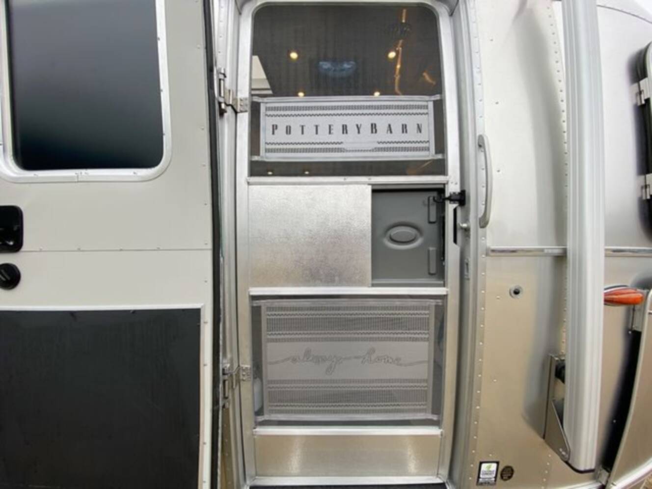 A photo of this 2024 Airstream Pottery Barn 28RBQ