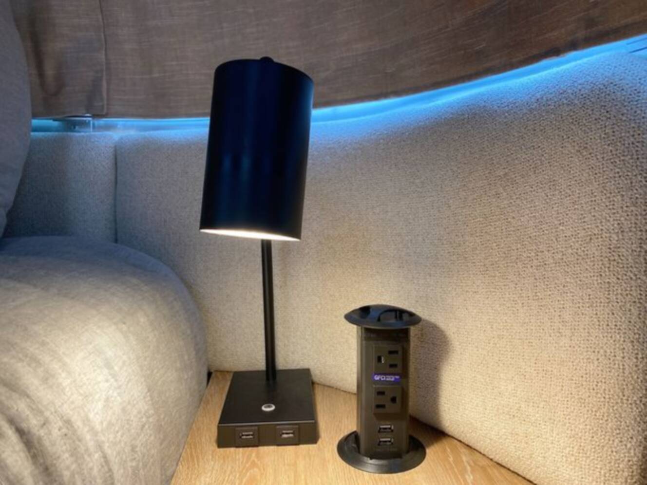 A photo of this 2024 Airstream Pottery Barn 28RBQ