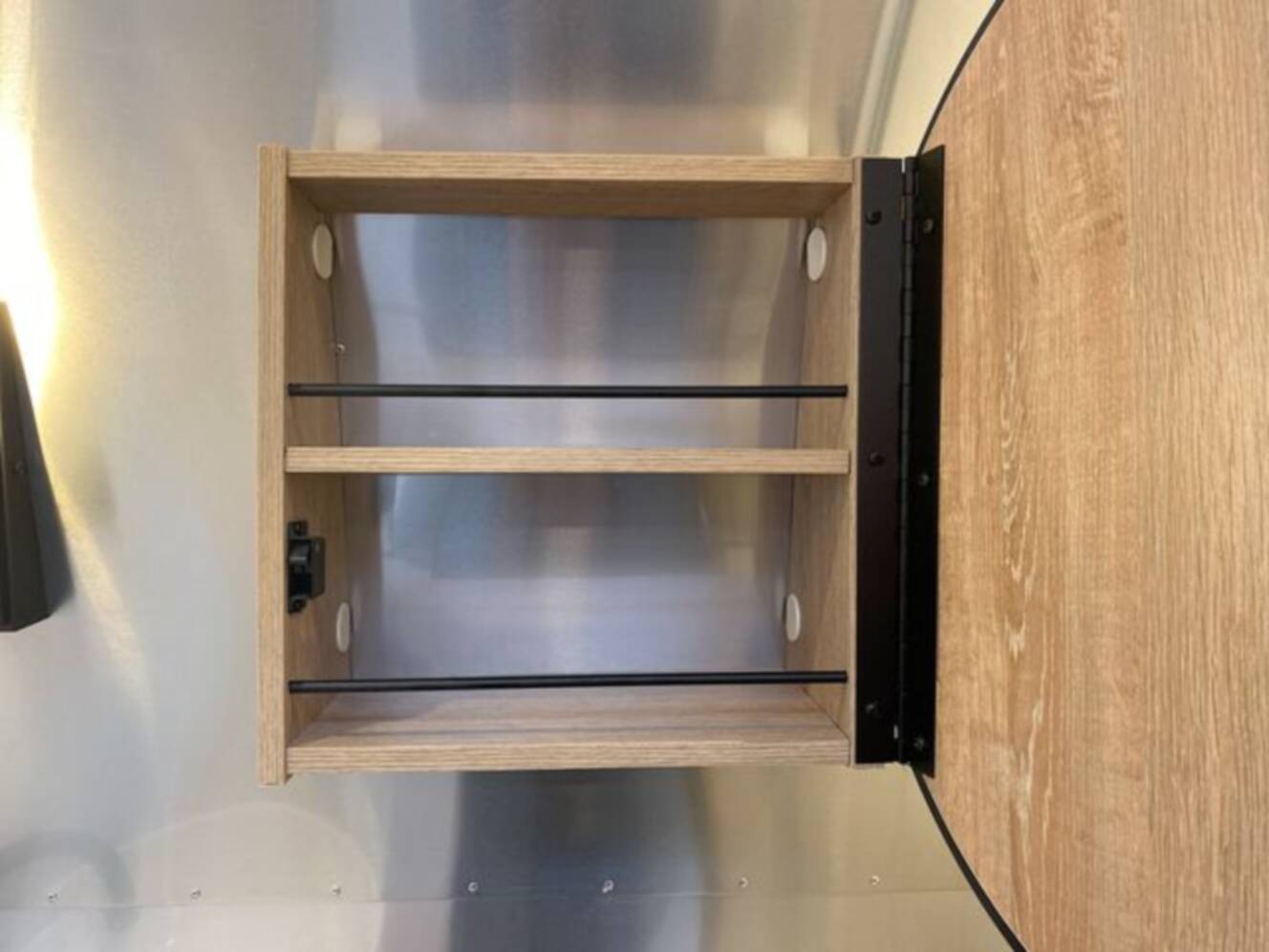 A photo of this 2024 Airstream Pottery Barn 28RBQ