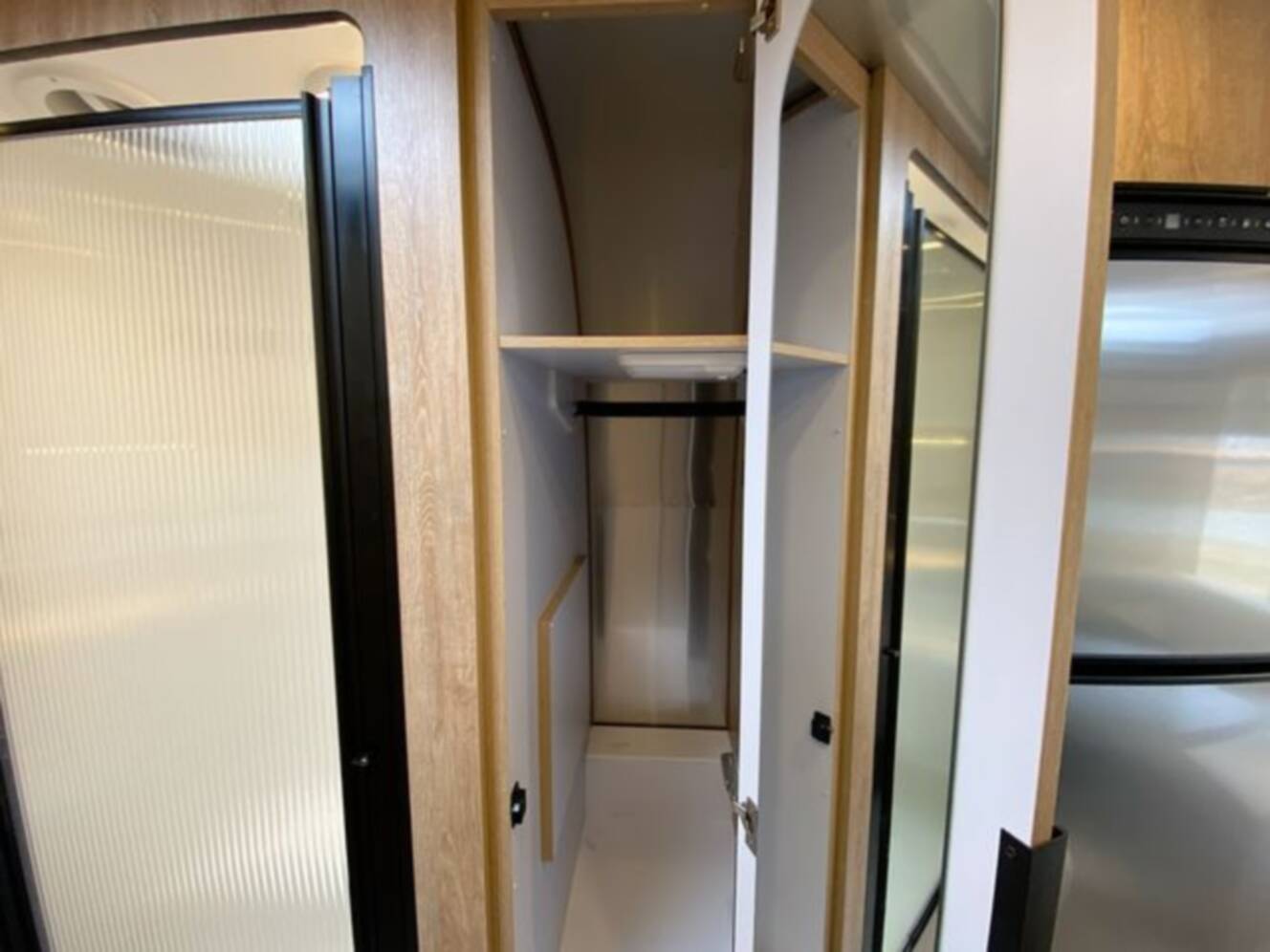A photo of this 2024 Airstream Pottery Barn 28RBQ