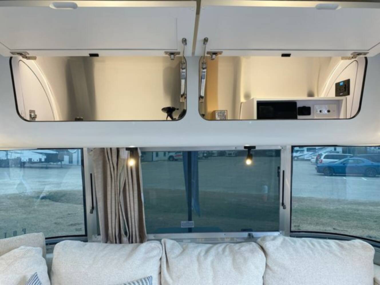 A photo of this 2024 Airstream Pottery Barn 28RBQ