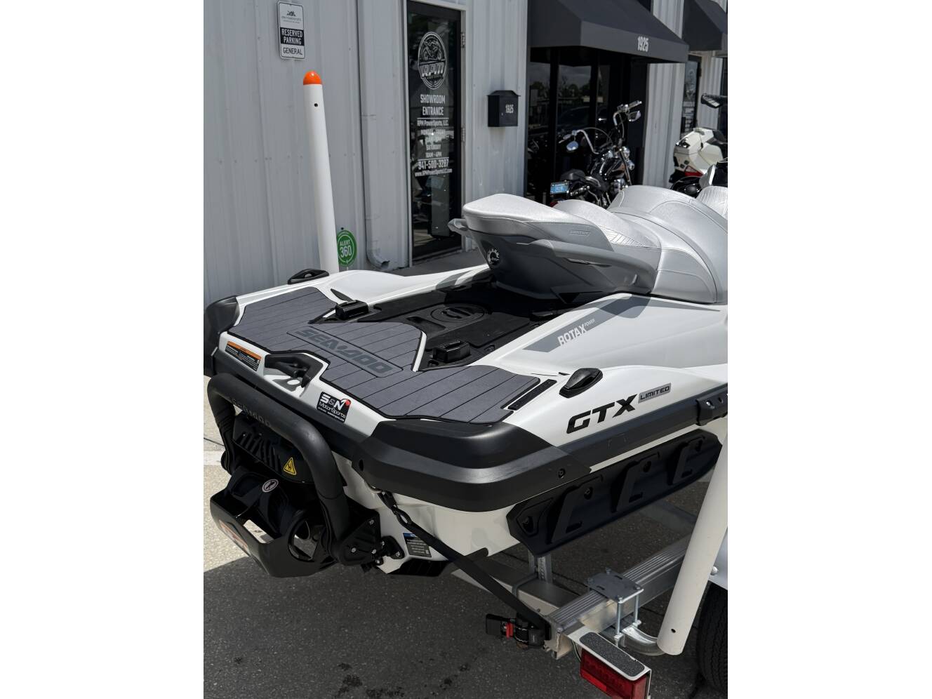 A photo of this 2025 Sea-Doo GTX LIMITED 325 W/40hrs TRAILER WARRANTY & NO FEES!