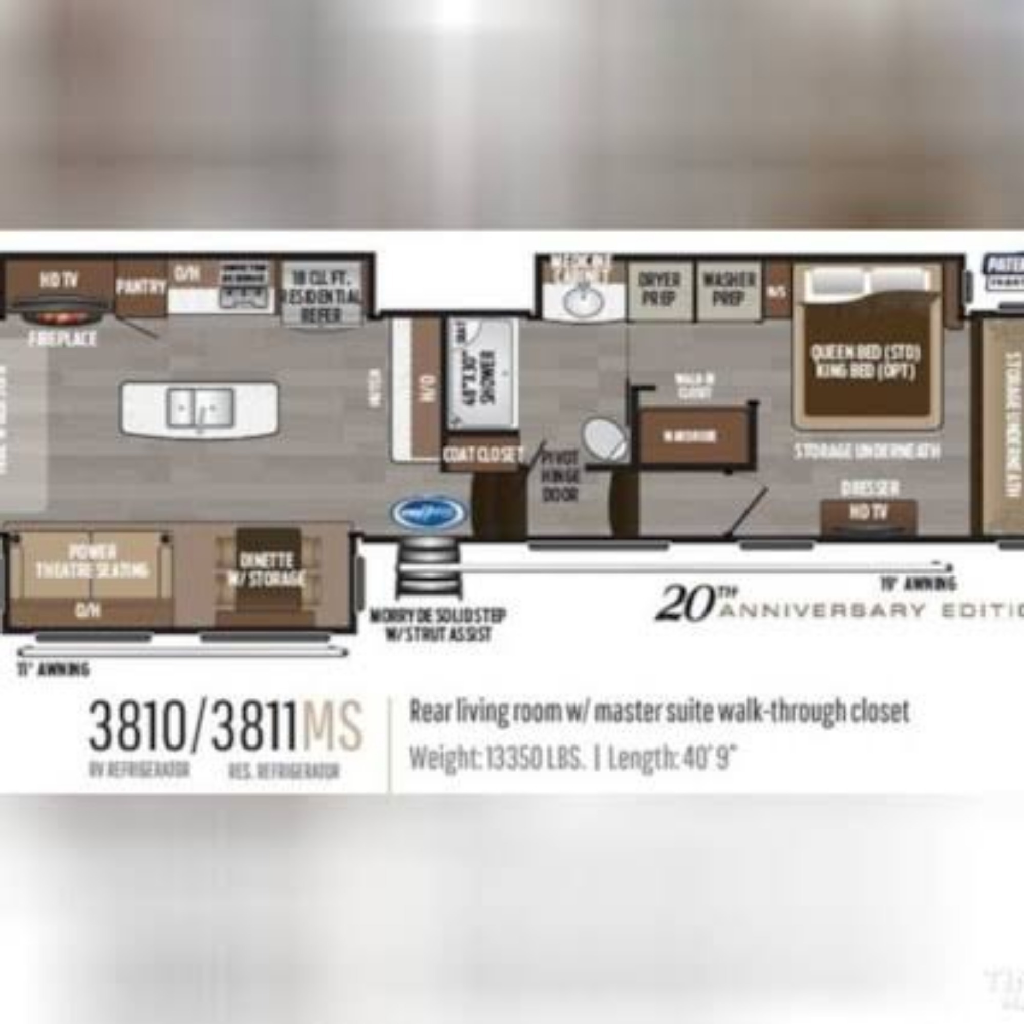 2019 Keystone MONTANA 20TH ANNIVERSARY 3811MS in fort myers FL
