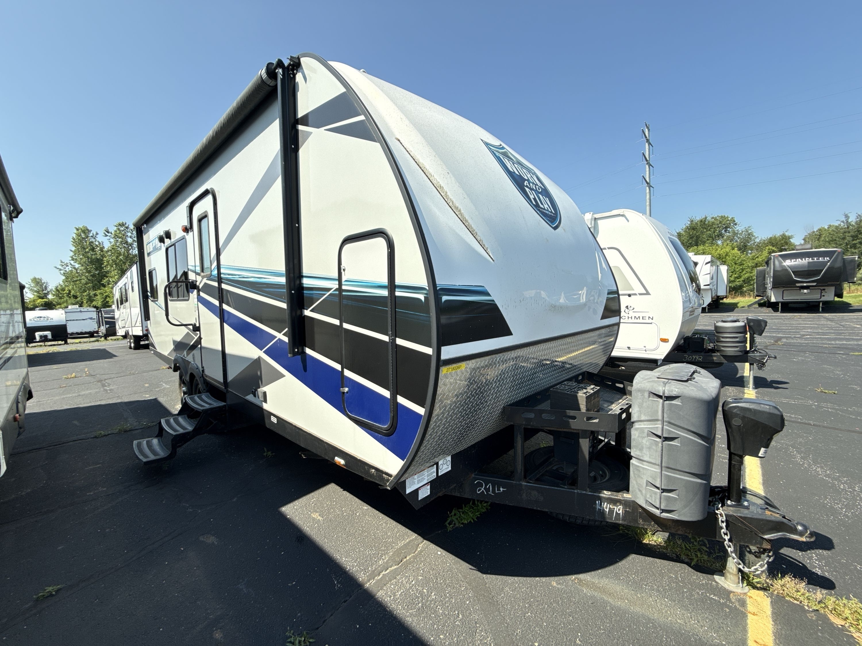 2021 Forest River WORK & PLAY 21LT Travel Trailer Toy Hauler RV