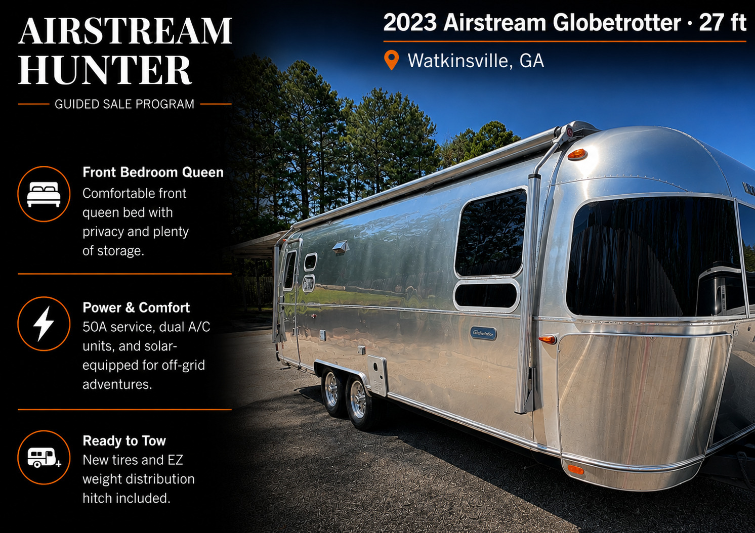 2023 Airstream GLOBETROTTER 27FBQ in watkinsville GA