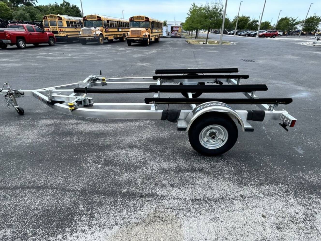 A photo of this 2026 Magic Tilt DOUBLE PWC TRAILER