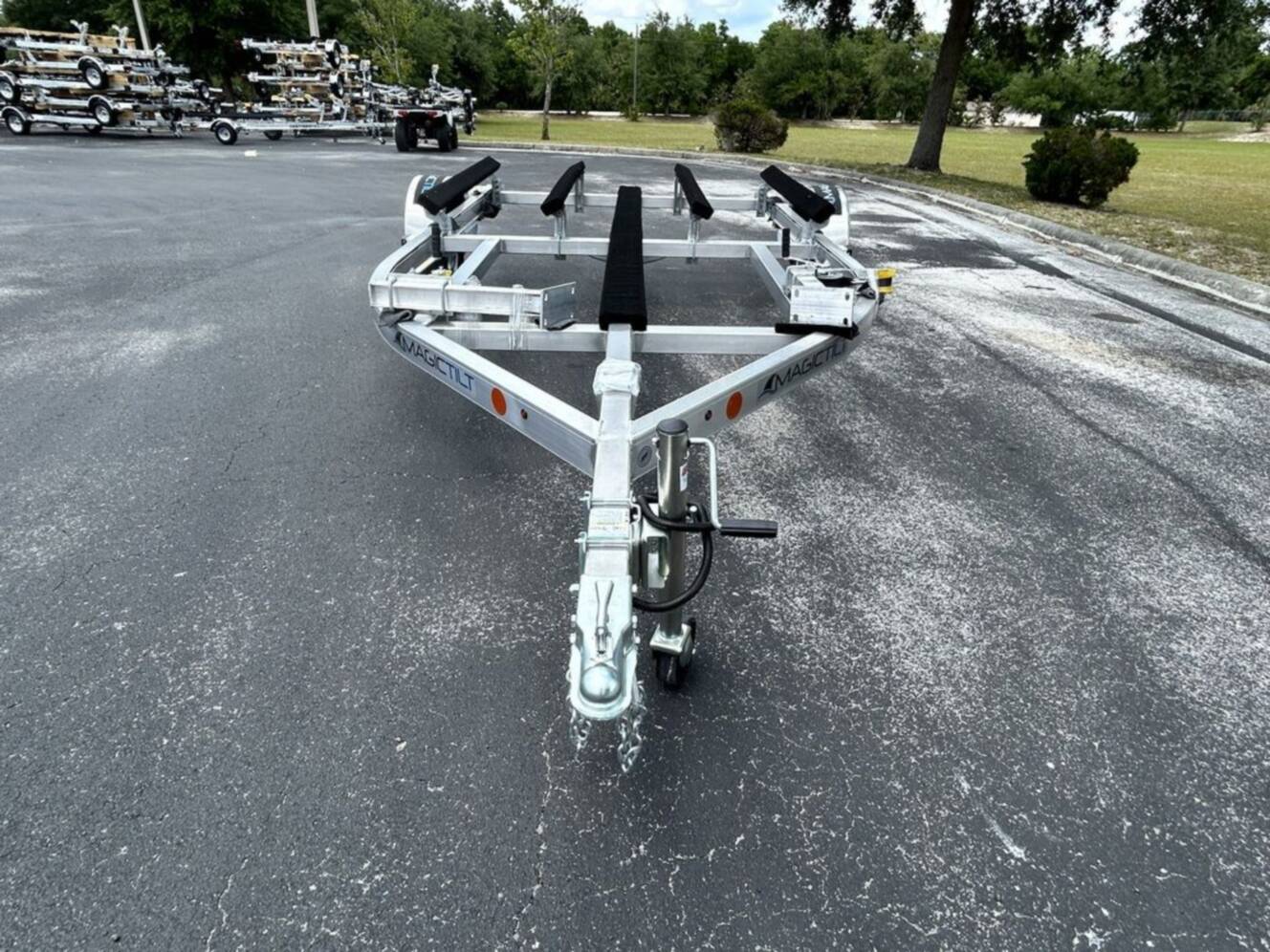 A photo of this 2026 Magic Tilt DOUBLE PWC TRAILER