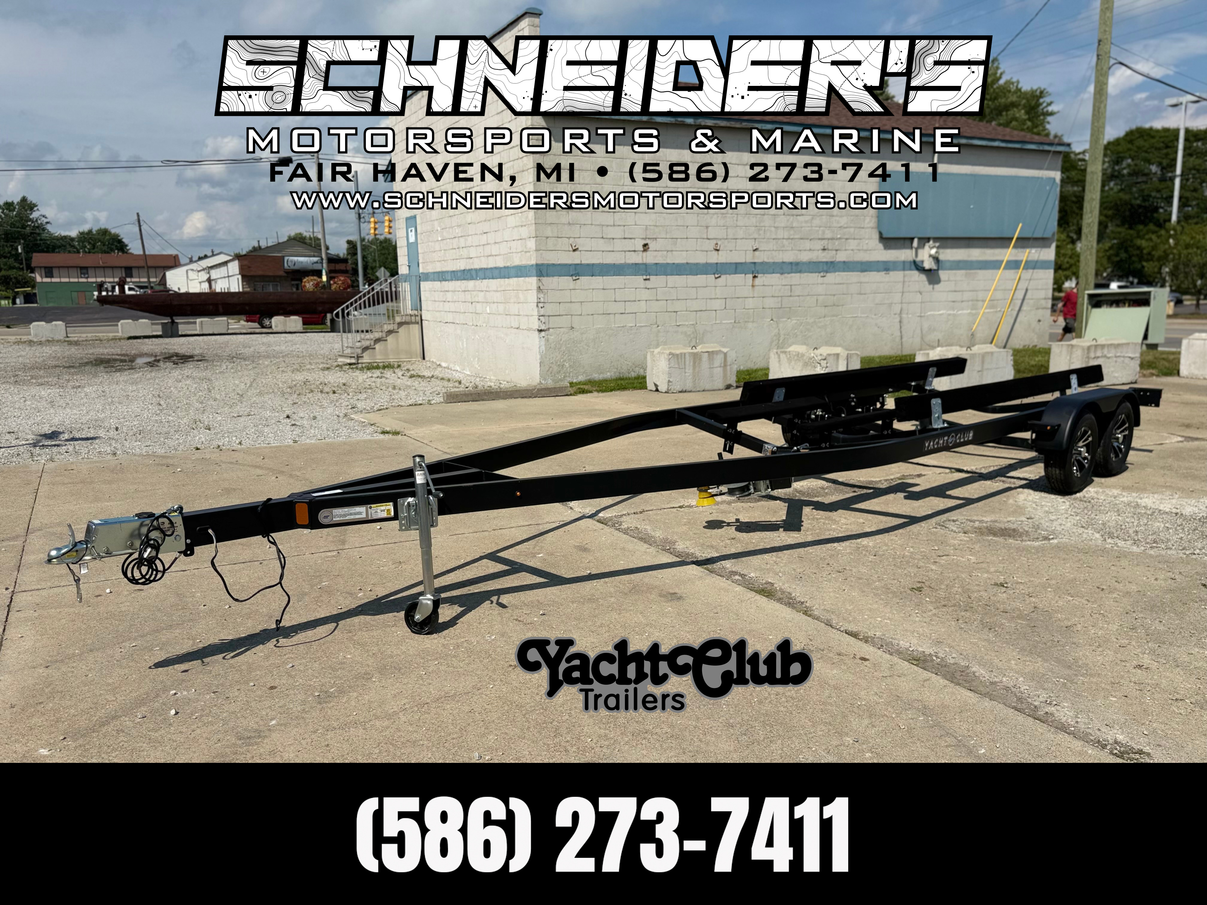 2026 Yacht Club 2455TB Tandem Axle Boat Bunk Trailer in fair haven MI
