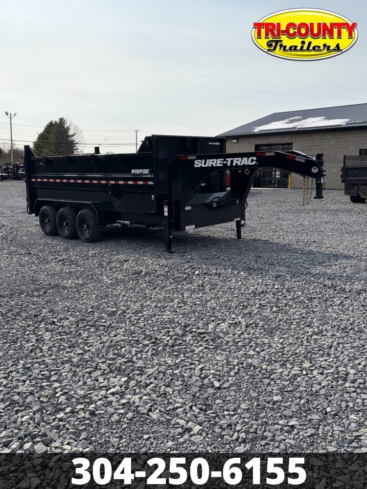2026 Sure-Trac 7X16 22K PRO SERIES 4FT SIDE TELESCOPIC DUMP GOOSENECK in Beaver, WV