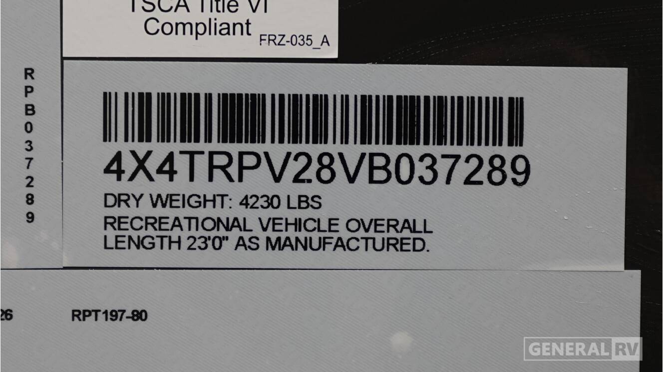 A photo of this 2027 Forest River R*POD RP-197