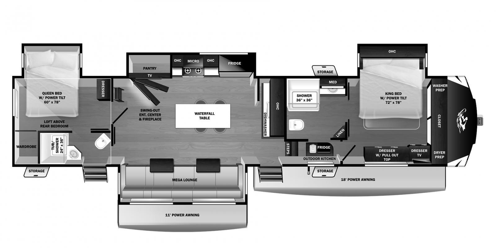 2026 Highland Ridge Open Range 3X Series 390TBS in clinton MO