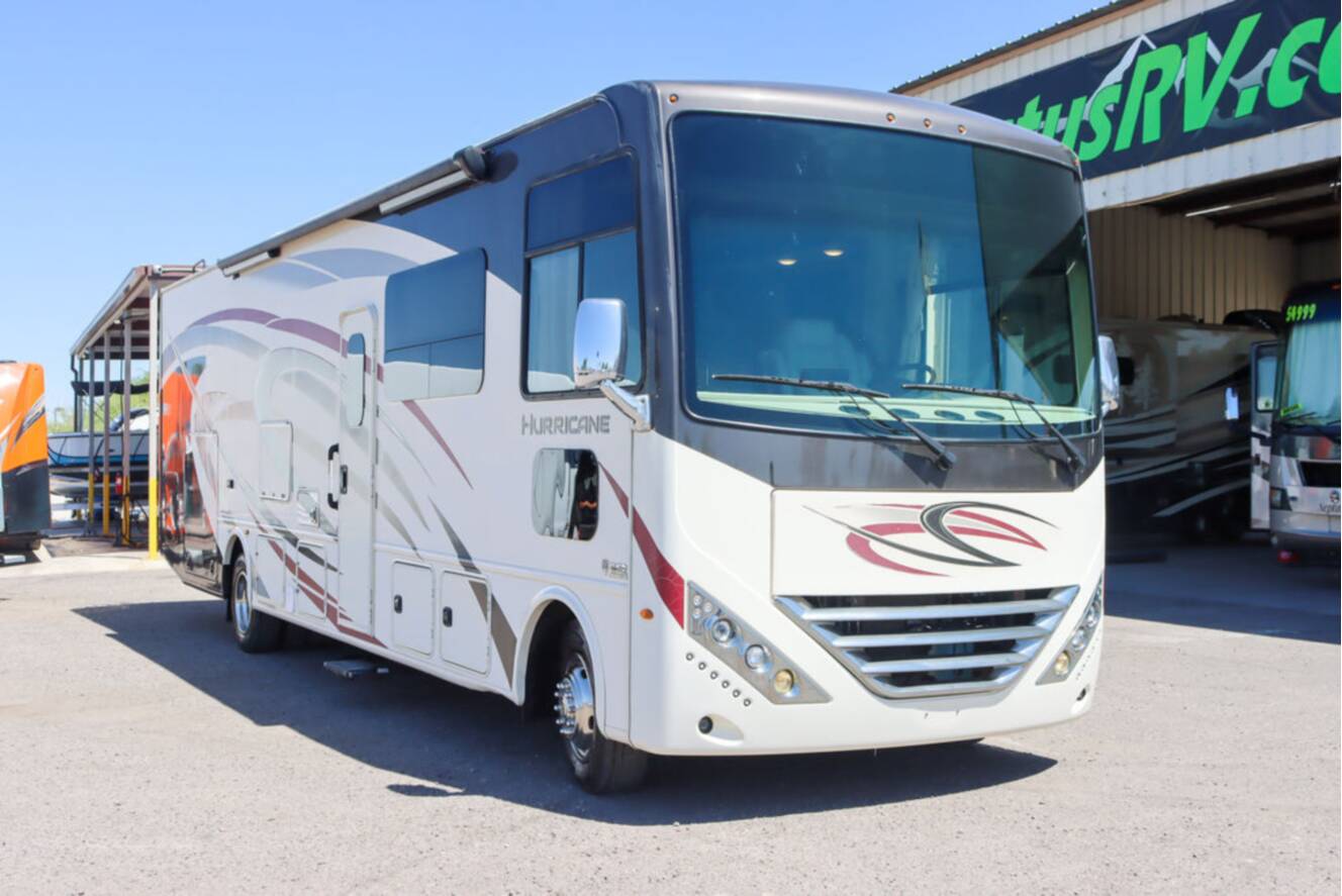 A photo of this 2020 Thor Motor Coach Hurricane 34J