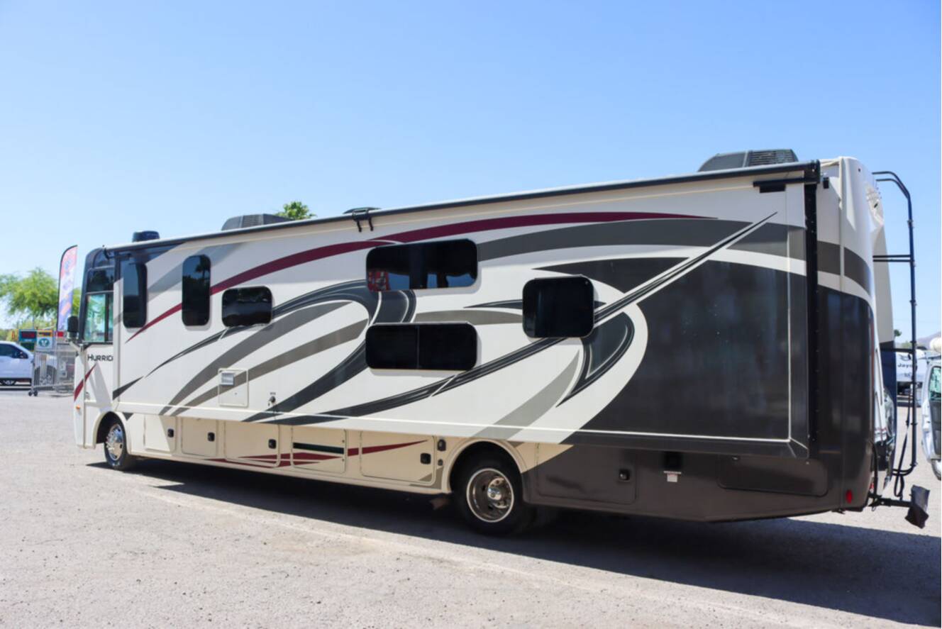 A photo of this 2020 Thor Motor Coach Hurricane 34J