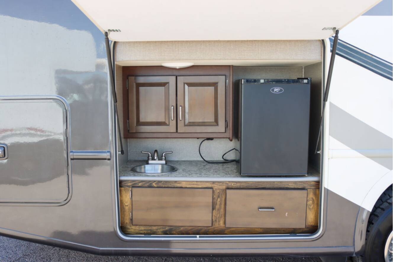 A photo of this 2020 Thor Motor Coach Hurricane 34J