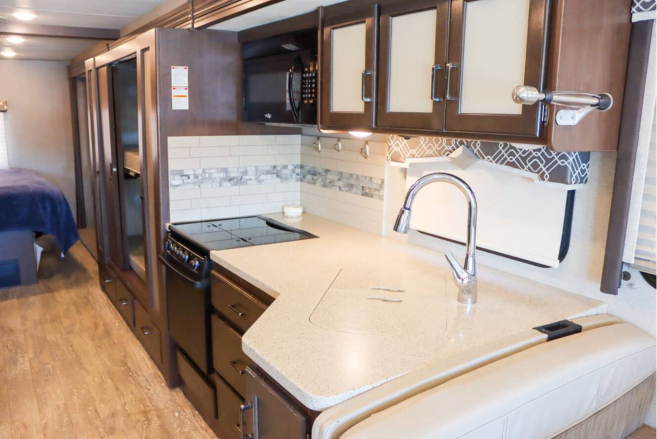 A photo of this 2020 Thor Motor Coach Hurricane 34J
