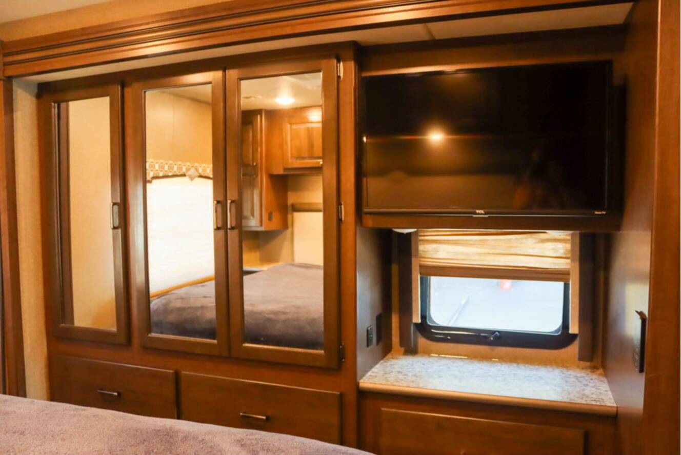 A photo of this 2020 Thor Motor Coach Hurricane 34J