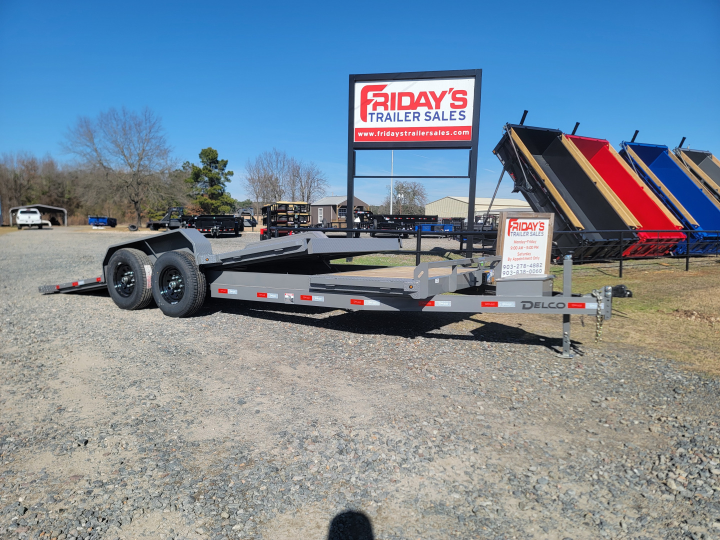 2026 Delco Trailers T3 20' x 83" Tilt Trailer in Texarkana, TX
