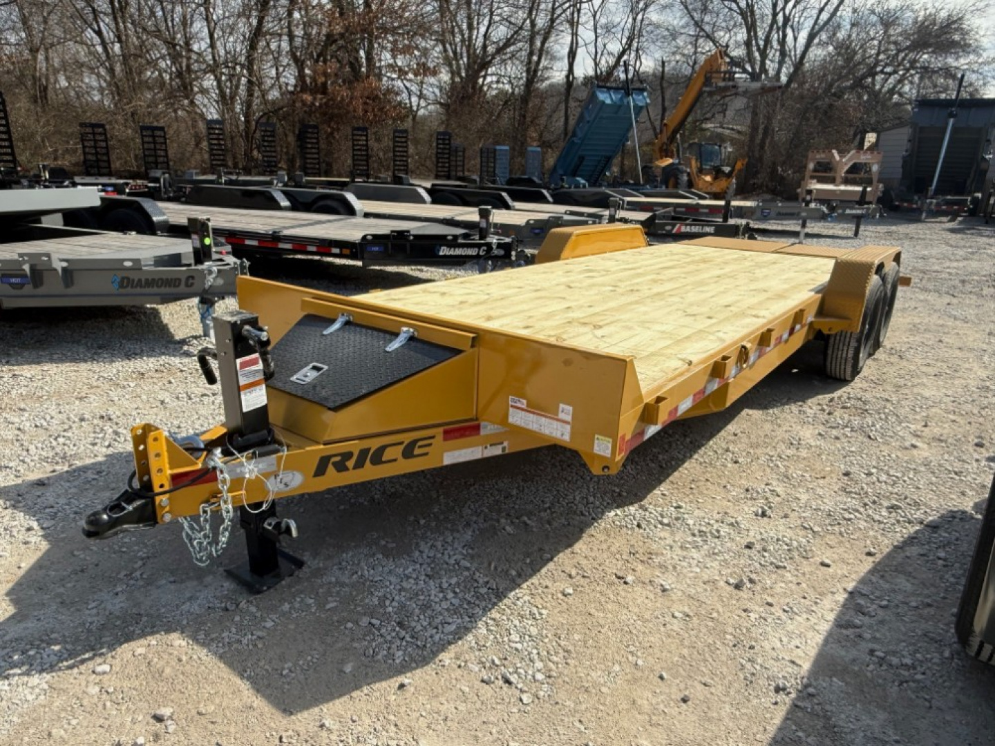 2026 Rice Trailers 14K 21' X 82" Magnum Equipment Hauler (Max Ramps) in Fayetteville, AR