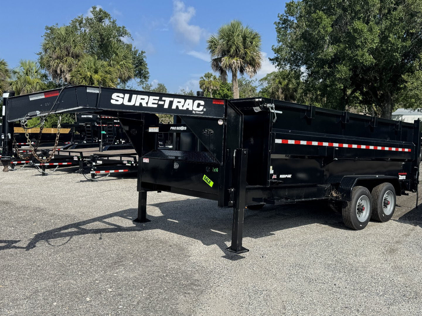 2025 Sure-Trac 7X16 GOOSENECK 17600 GVWR I-BEAM TELESCOP in Punta Gorda, FL