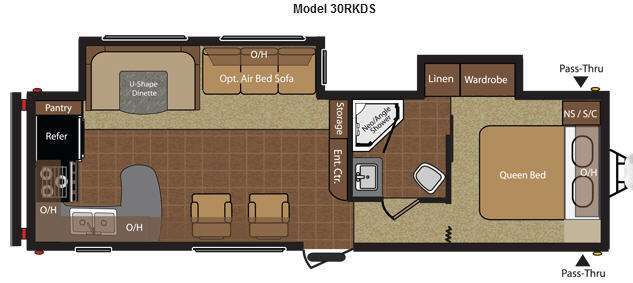 2013 Keystone Rv Hideout 30RKDS in fremont OH