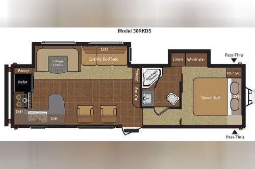 2013 Keystone Rv Hideout 30RKDS in fremont OH