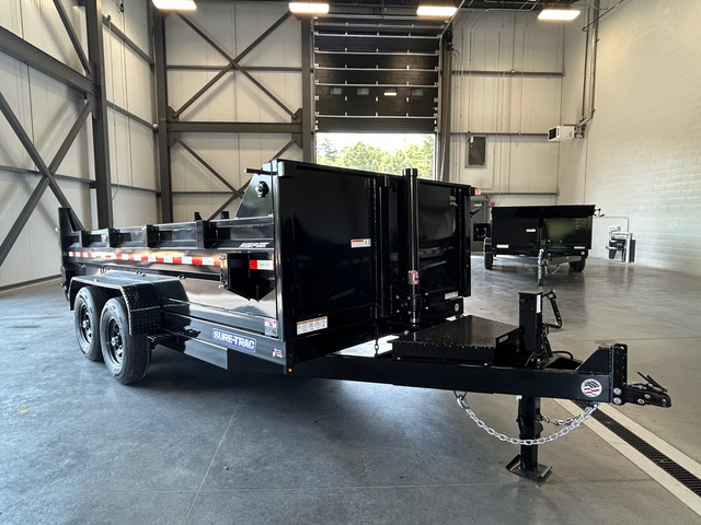 2026 SURE-TRAC 7X14 Powder Coated 14K Telescopic Dump Trailer W/T in Loudon, NH
