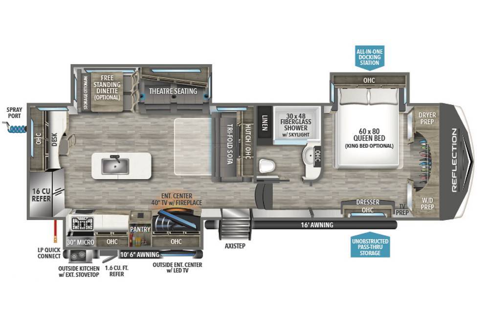 2023 Grand Design Reflection 320MKS in marble falls TX