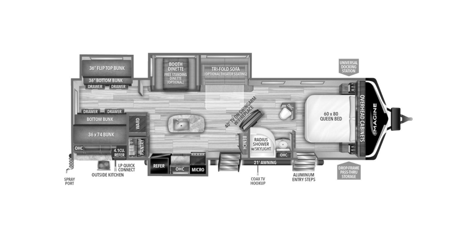 2022 Grand Design Imagine 3250BH in suamico WI